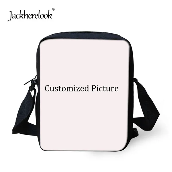 Custom E Jackherelook 3D милые сумки через плечо с лисой, женские и мужские маленькие сумки-мессенджеры, школьные рюкзаки для улицы, новинка - Цвет: Custom E