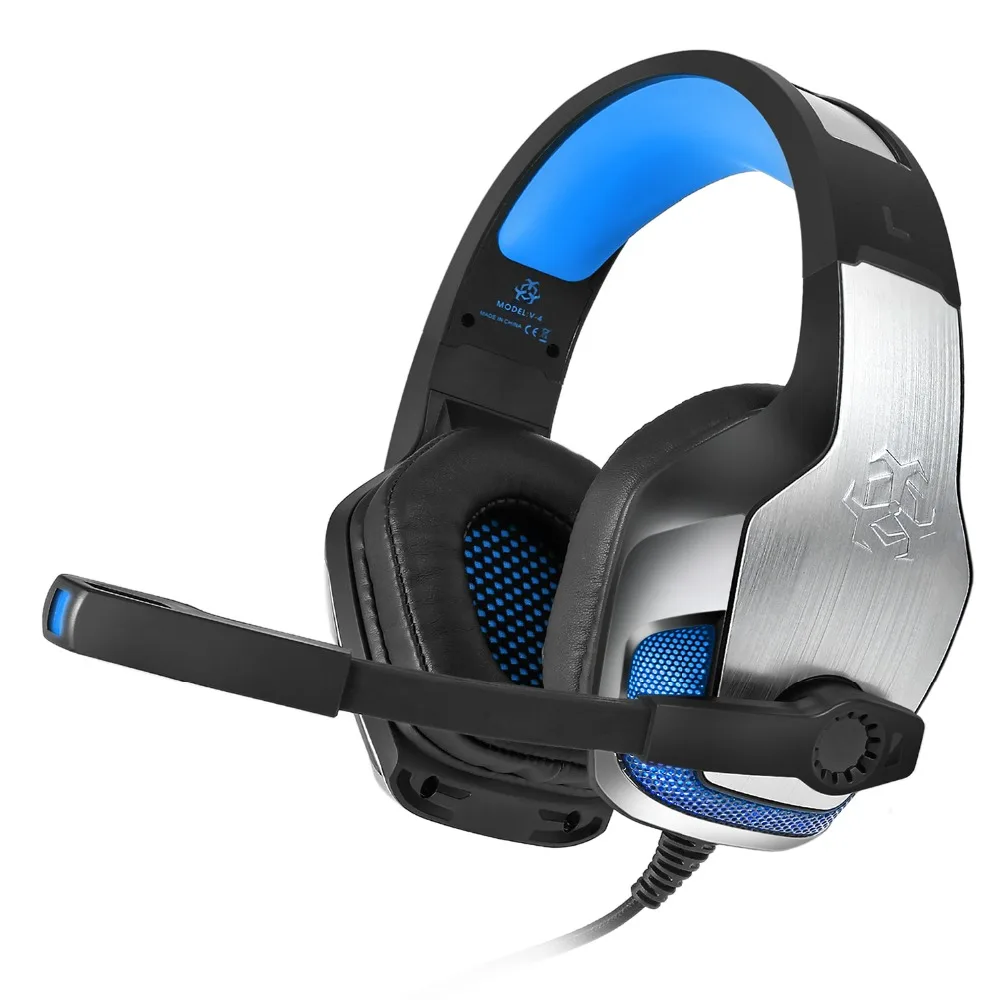 

Gaming Headset Stereo Casque Surround Sound Over-Ear game Headphones earphone with Microphone LED Light for PS4 PC phone