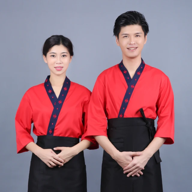 2018 New Japanese Restaurant Chef Service Uniform Japanese Restaurant