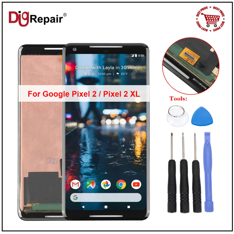 

For Google Pixel 2 XL LCD Display Touch Screen Digitizer Assembly Replacements Display For Google Pixel 2 ScreenLCD