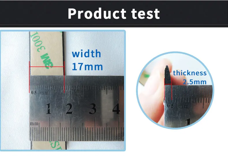1meter3M клейкая уплотнительная полоса уплотнитель авто автомобиль водонепроницаемый резиновое уплотнение полоса отделка переднее заднее лобовое стекло люк треугольное окно