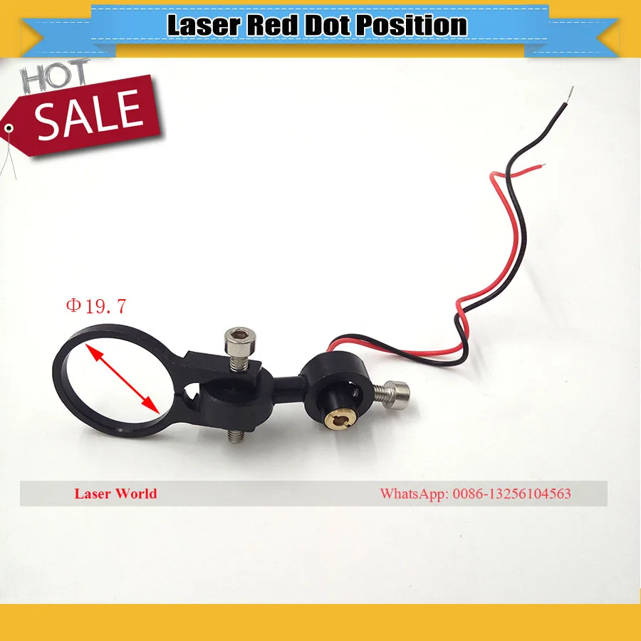 Красный точечный модуль позиционирования используется для CO2 лазерной головки для лазерной гравировки резки
