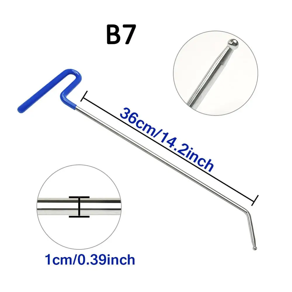Безболезненный инструмент для удаления вмятин стержни набор инструментов для устранения вмятин с помощью технологии PDR с красной клиной для автомобильных градов повреждения динги ремонт профессиональных инструментов синий НАСОС КЛИН