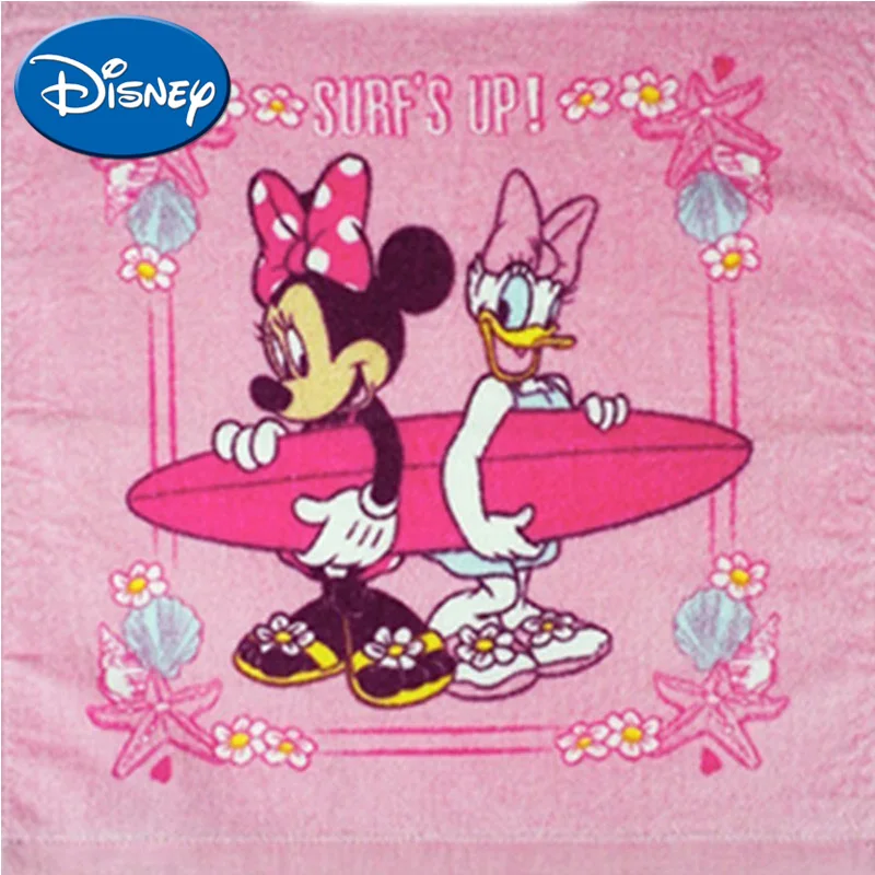 Disney Baby Face Towel 34x34cm Cotton Children Towels Soft Cartoon Towel Handkerchief Bath Towel For Newborns Infant