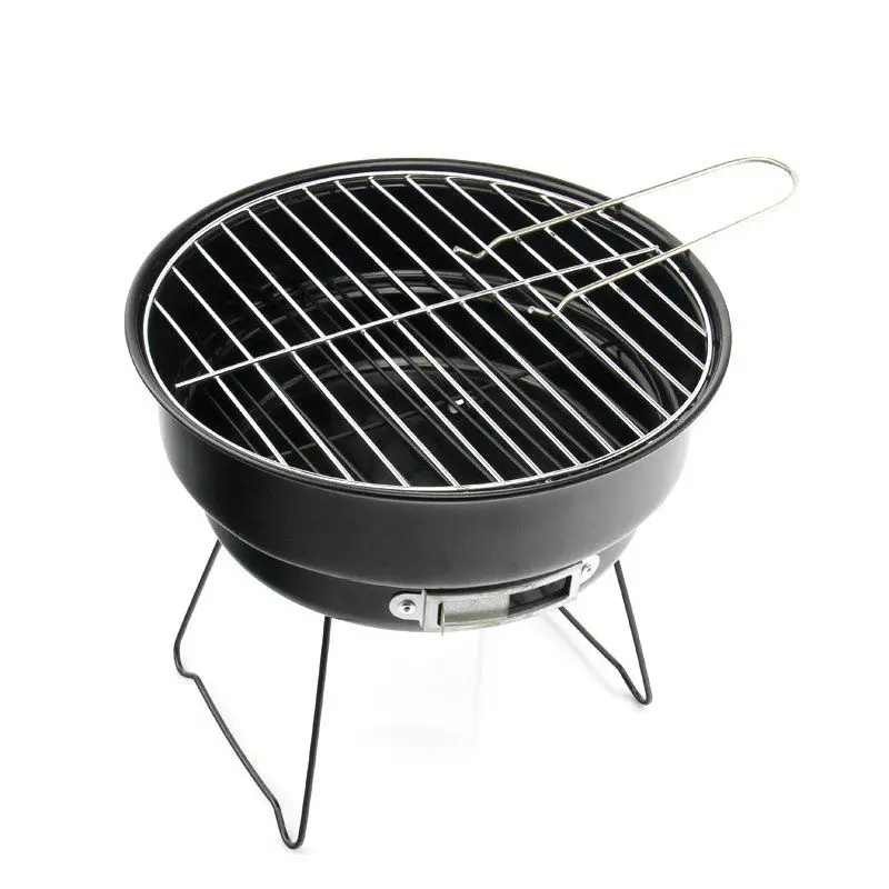 Outdoor charcoal grill home outdoor portable small mini circularmini