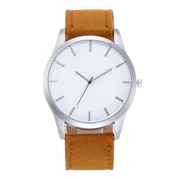 

2018 Fashion Design PU Leather Strap Watch Men Dress Clock New Brand Original Calendar Business Wrist Watch For Dropshipping
