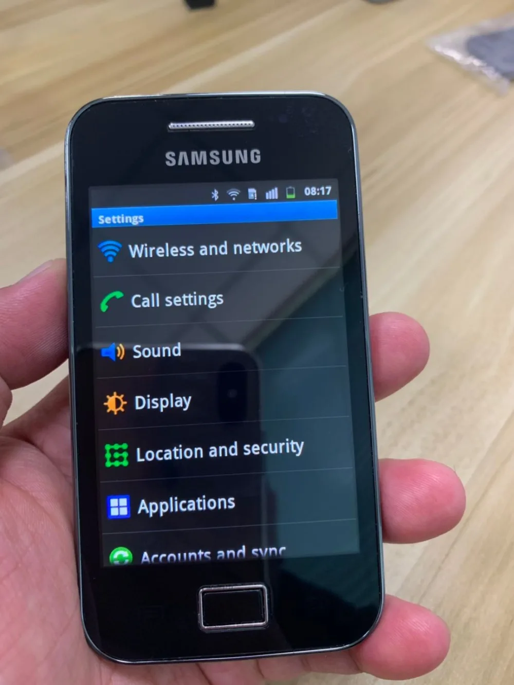 Горячая распродажа~ S5830 samsung Galaxy Ace S5830 разблокированный S5830i Android 3,5 ''5MP wifi gps разблокированный мобильный телефон