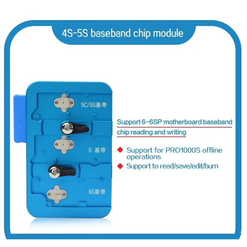 JC PRO1000S Logic Baseband EEPROM IC чип несъемная материнская плата чтение записи модуль для iPhone 4 5 6 6S 7 7P 8 8P iPad 23456 - Цвет: for Baseband 4-5S