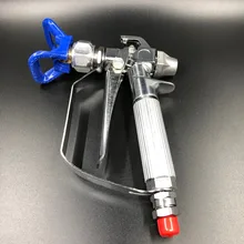 Безвоздушный Краскораспылитель пистолет-распылитель высокого давления из нержавеющей стали Окрашенный корпус пистолет для нанесения покрытий