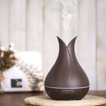 

14W 6LED Lamp Nightlight Remote Control colorful LED Night Light Changing 400ml Air Aroma Diffuser Humidifier for Bedroom office