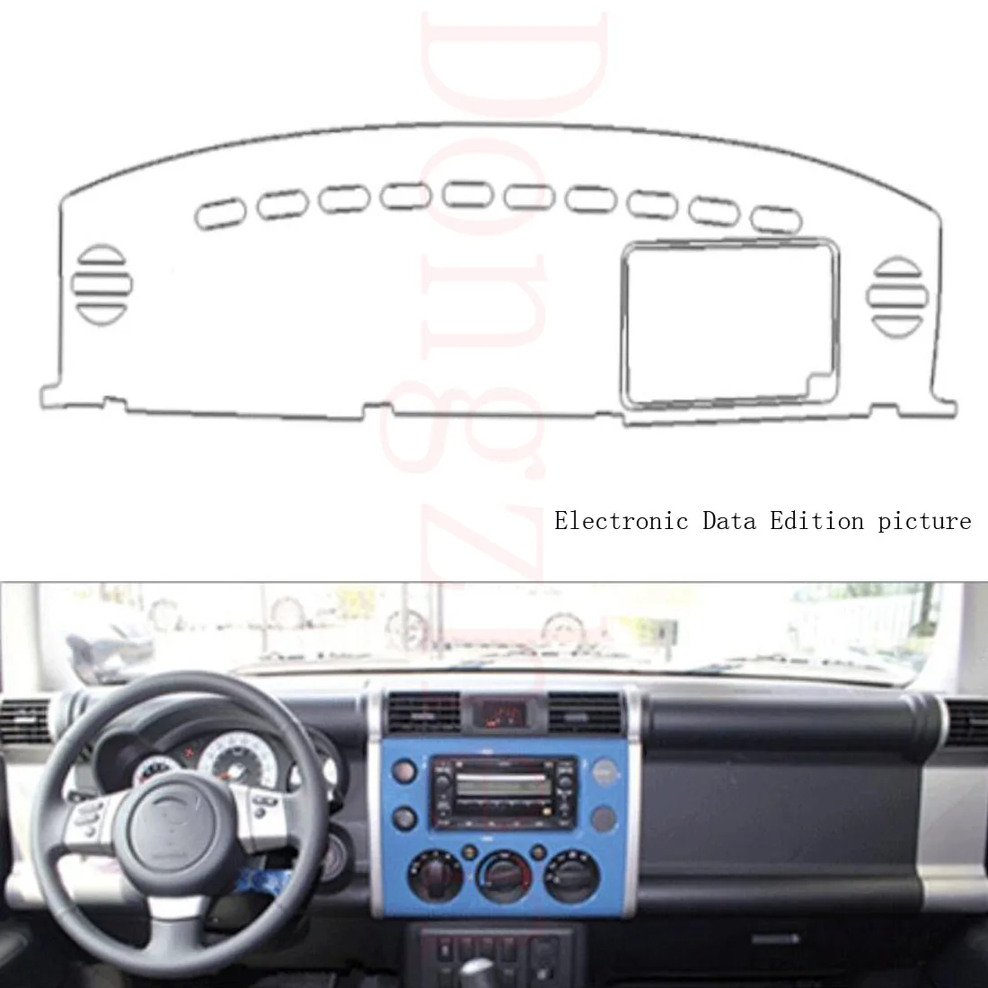 Dongzhen подходит для Toyota FJ Cruiser 2007-2013 крышка приборной панели автомобиля Избегайте