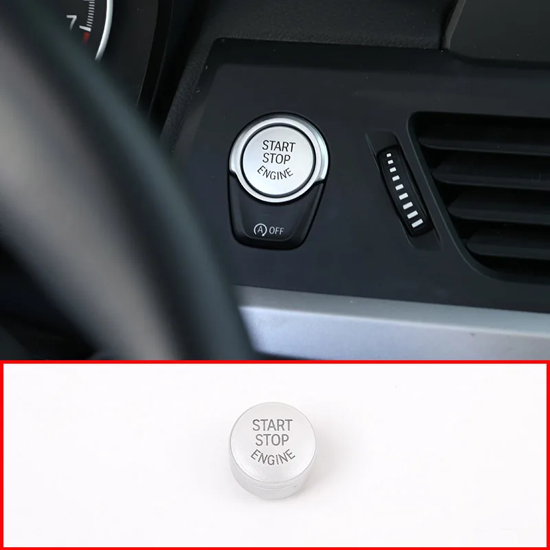 

For BMW 3 Series F30 X5 F15 Car Engine Start Stop Button Cover Trim Replace Upgrade Accessories