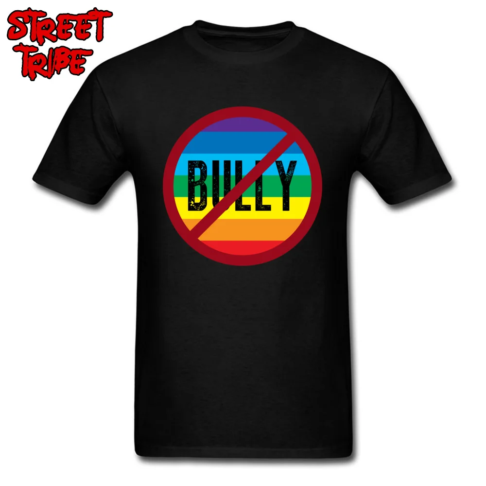 Fashion Men T-Shirt Bully Personalized Tops Shirt Pure Cotton Short Sleeve comfortable Tee-Shirt Round Neck Free Shipping Bully black