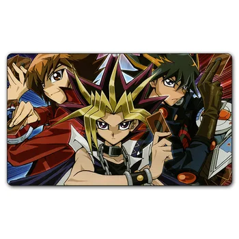 

(#100 YGO Playmat) Free Gift Bag 14x24 Inches YU-GI-OH Girl Play Mat Board Games Playmat Card Games MGT Table Pad Brothers