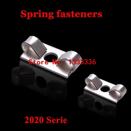 

50pcs M6 Spring Elastic Connector , 2020 Aluminum Profile Accessories Built-in Fitting Fastener