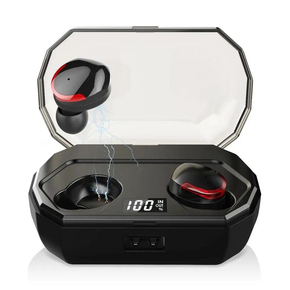 Leelbox наушники вкладыши TWS с R10 двойной V5.0 Беспроводной Bluetooth 3D стерео звук микрофон