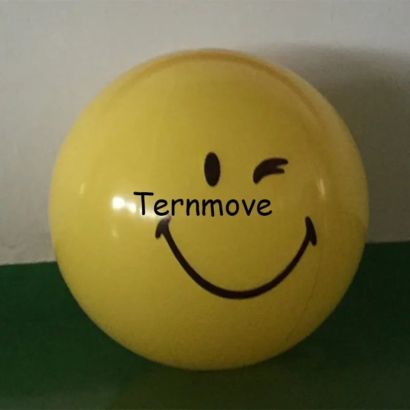 

emotion smile printing PVC Helium balloon inflatable Interaction advertising balloons promotion balloon air tight beach ball