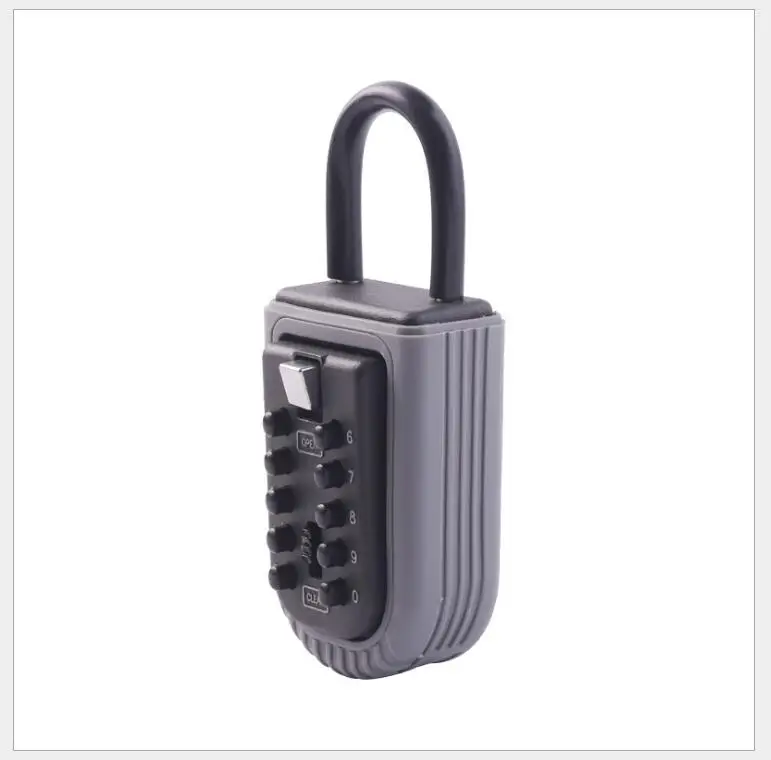 Portable Safe Box Wall Mounted 10 Password Keys Combination Lock Metal Alloy Storage Store Key Storage Organizer Boxes