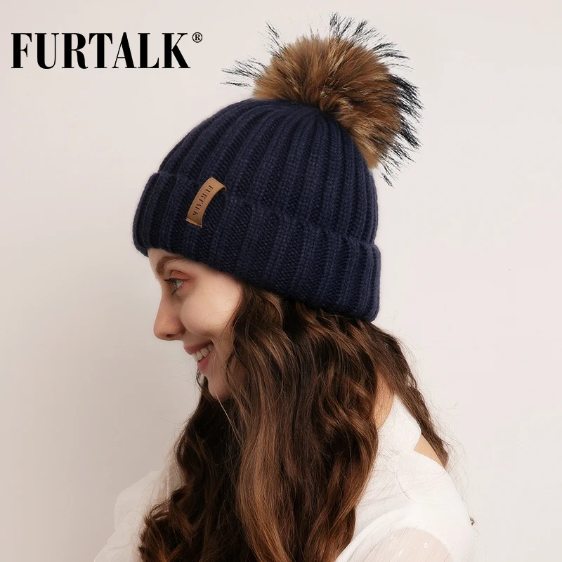 Furtalk Musim Dingin Topi untuk Wanita 