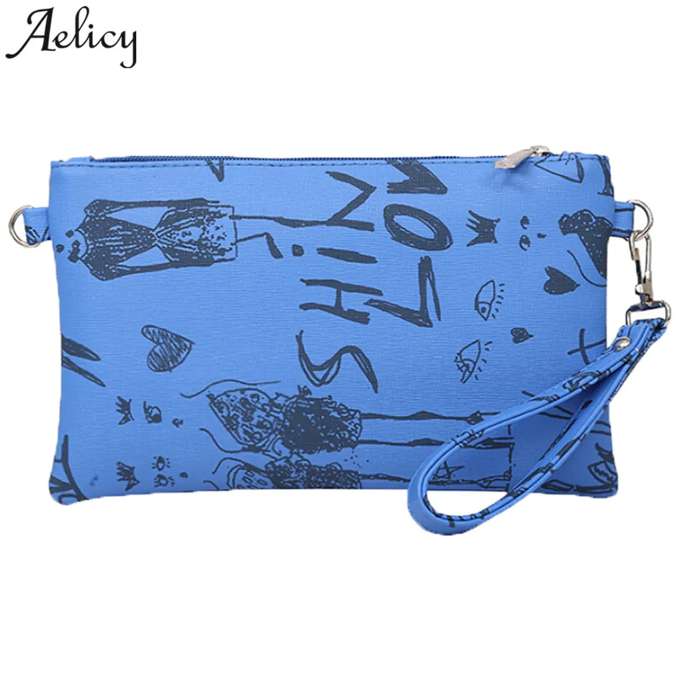 

Aelicy Girls Clutch Bag @@ Graffiti Ladies Envelope Bag Female Handbag for women 2019 bolsa feminina drop ship bolsos mujer