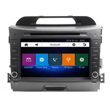 Car DVD Player GPS Navigation System For Kia Sportage 2011 2012 2013 with Bluetooth Ipod RDS Radio Steering wheel control