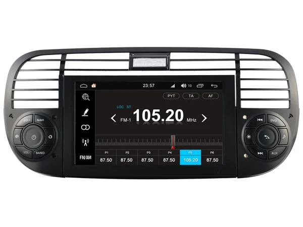 Top S200 Android 8.0 Car Audio FOR FIAT 500 (Black and White Frame) car dvd gps player navigation head unit device BT WIFI 3G 20
