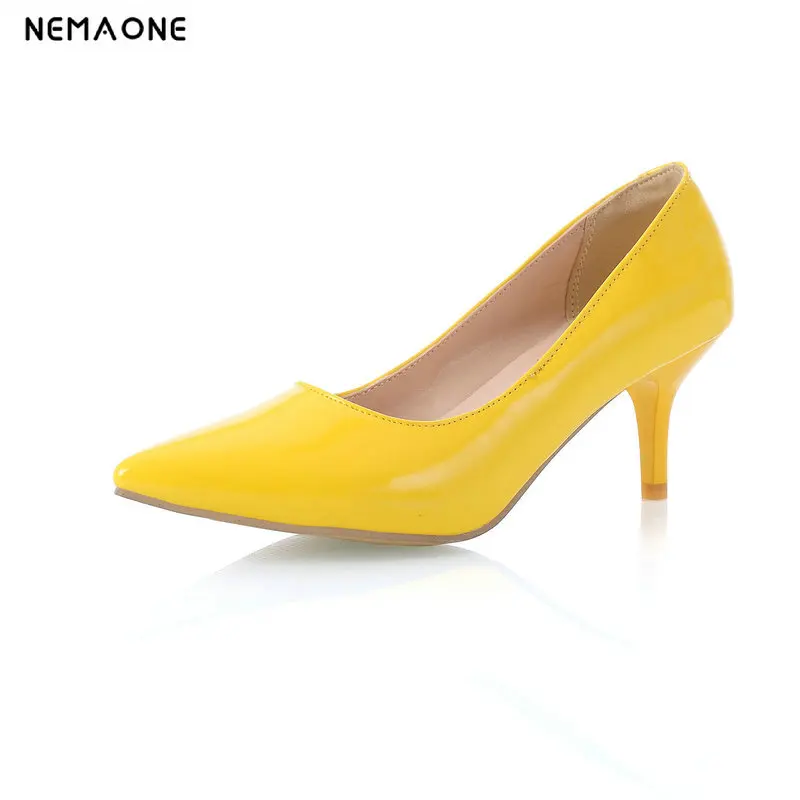 

2019 New Arrival Pumps Women Shoes Pointed Toe Summer Shoes Shallow Elegant Party Wedding Shoes High Heels Shoes Woman