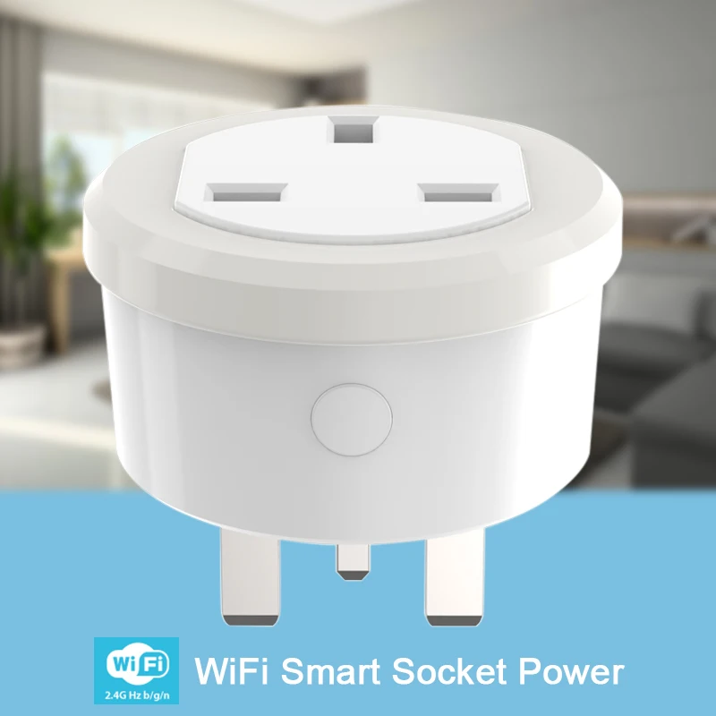 WiFi UK Smart разъём ПДУ 2,4 ГГц один ключ подключить вилку и играть для умного дома WIF66