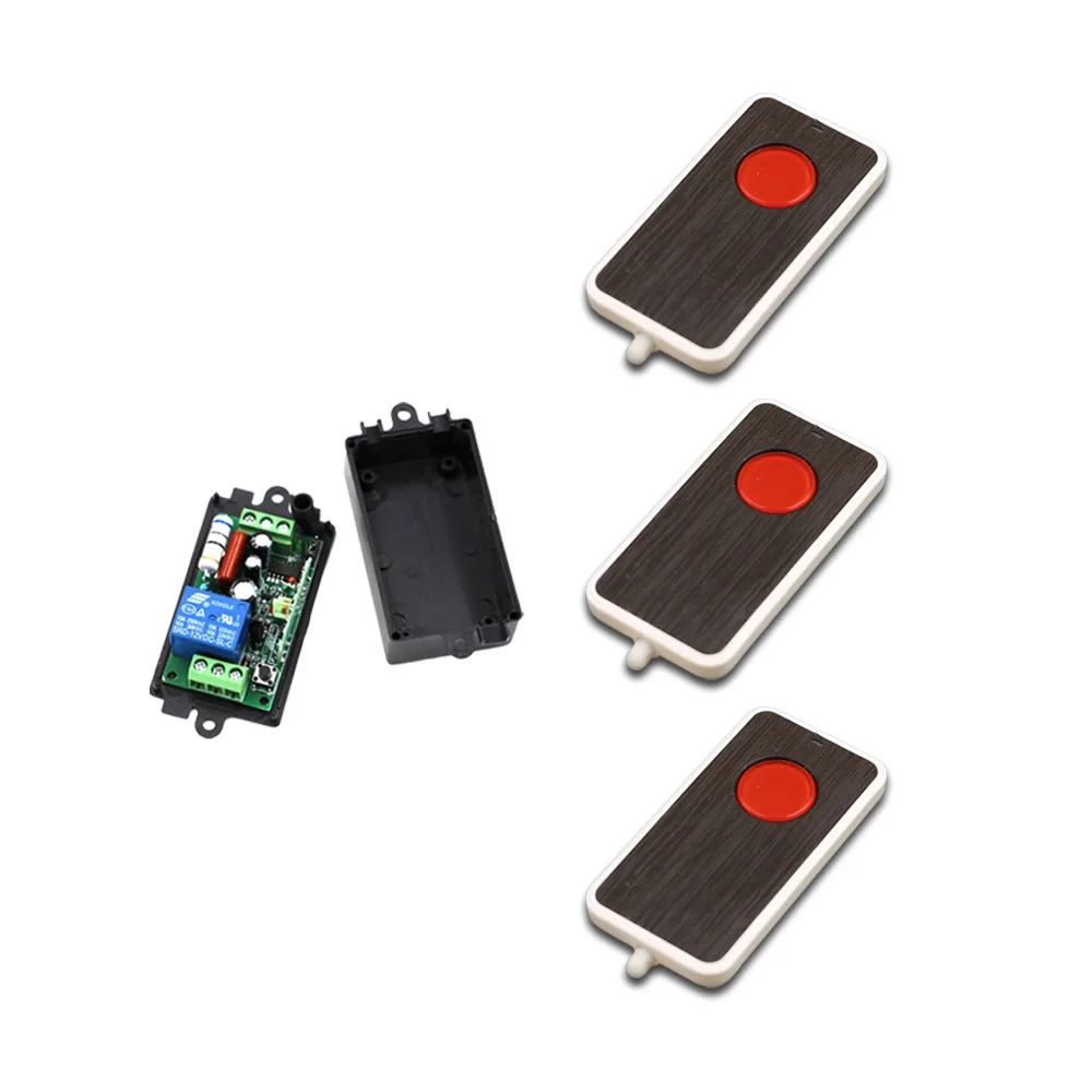 

New AC 110V 220V 10A Relay 1CH 315MHz 433Mhz RF wireless Remote Switch Remote Control Switch Transmitter+ Receiver