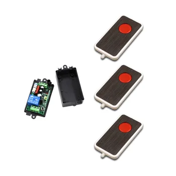 

New AC 110V 220V 10A Relay 1CH 315MHz 433Mhz RF wireless Remote Switch Remote Control Switch Transmitter+ Receiver
