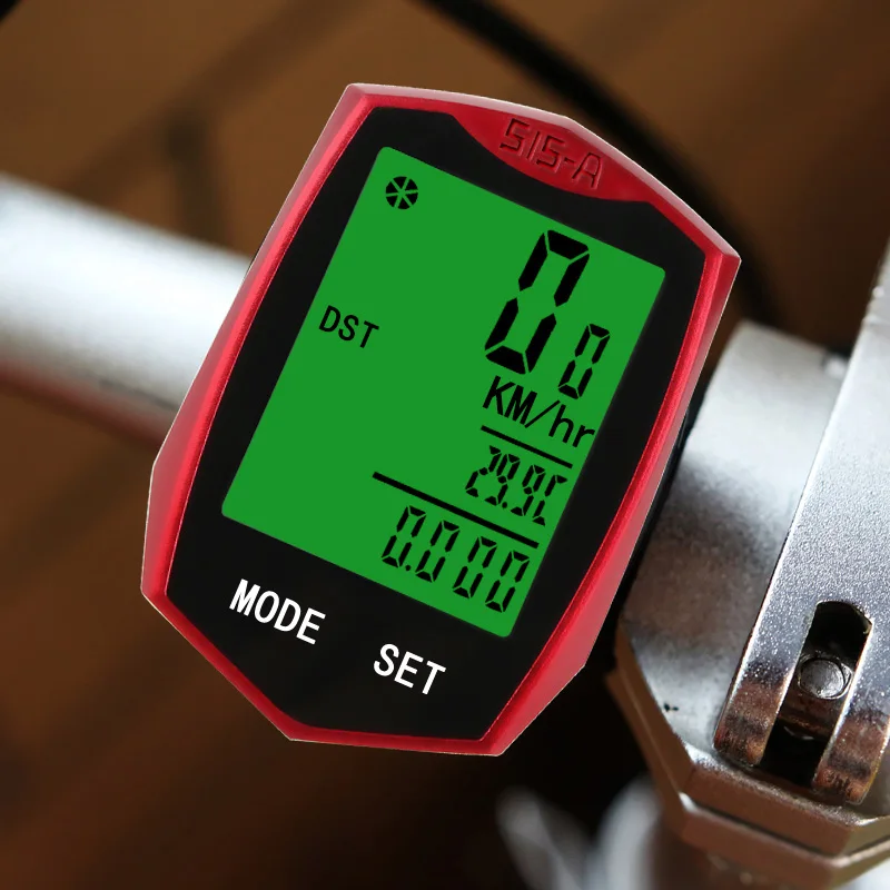 2018 Touch Button Bicycle Cycling Computer Bike Wireless Speedometer Lcd Digital Waterproof