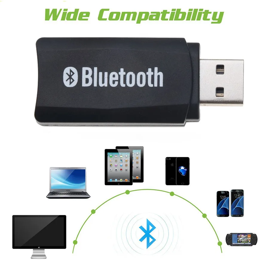 Bluetooth 4 0 мини автомобильный комплект стерео аудио музыкальный приемник адаптер Aux