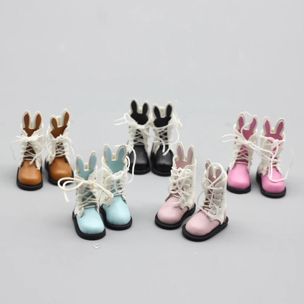 Doll Shoes Doll Accessories Fashion Cute BJD Doll cartoon Shoes for 1/6 Blyth Joint dolls 1/8 BJD doll Mini Doll Shoes for baby Christmas Gift toys