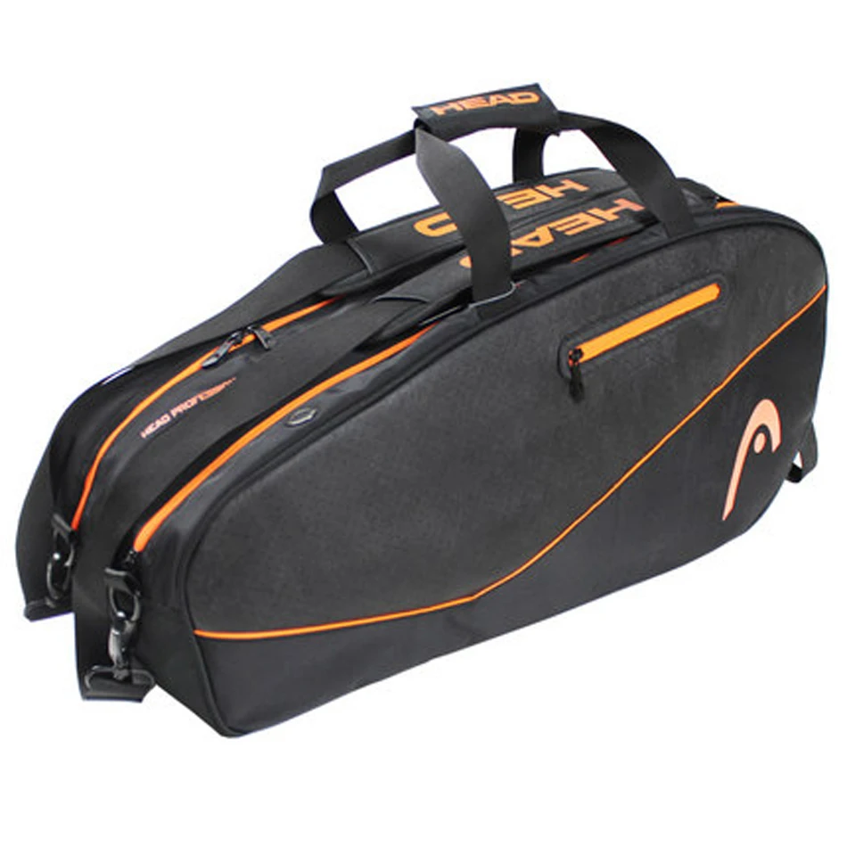HEAD Brand Tennis Racket Bag Large Capacity 6 Rackets Tennis Racquet
