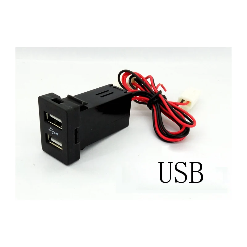 1 шт. USB зарядное устройство автомобильное зарядное устройство USB разъем напряжение дисплей Температура аудио зарядное устройство VOL. V TEM HDMI 2.1A/5 В для BYD G6