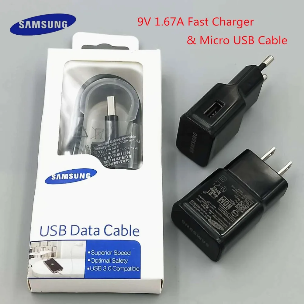 Original Samsung Adaptive Fast Charger Micro usb Cable Data line 1.5M
