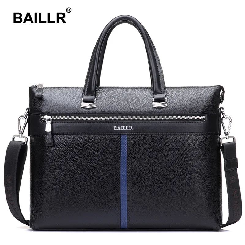 Brand Luxury Men s Briefcase Genuine Leather Men Bag Business Leather Briefcase Men Laptop Leather