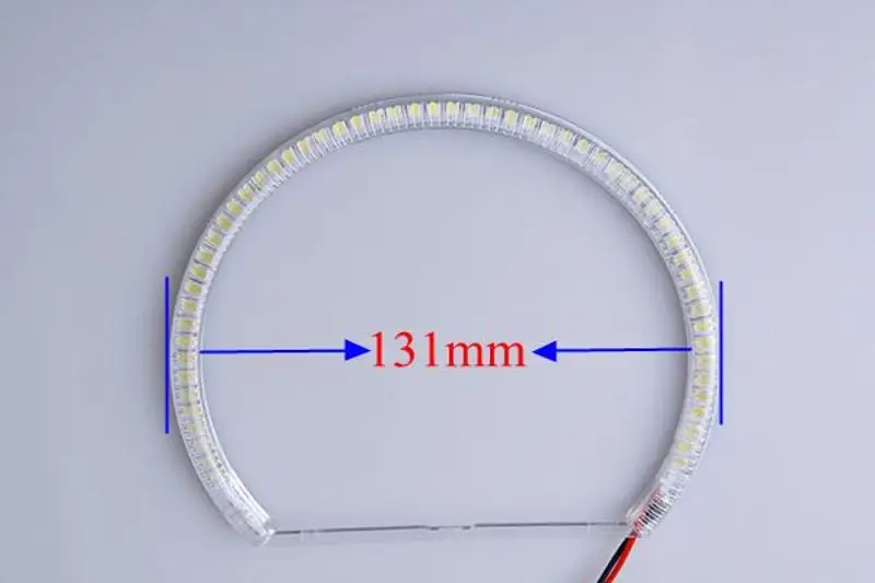 CARCHET Angel Eyes 60 SMD 3528 LED White Halo Light Error Free for BMW E36 E38 E39 E46
