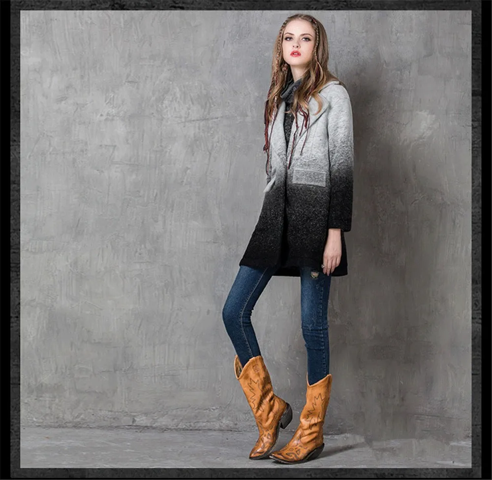 Vintage Warm Women Cashmere Coat 2016 High quality Winter Coat Women Long Sleeve Jacket Winter long Woman coats Cashmere coats (7)