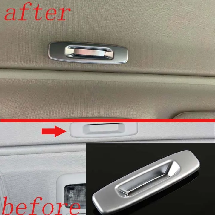 

For Subaru Forester SK 2019 Decorate Accessories ABS Chrome scuttle shake handshandle Scuttle shake handshandle decorative box