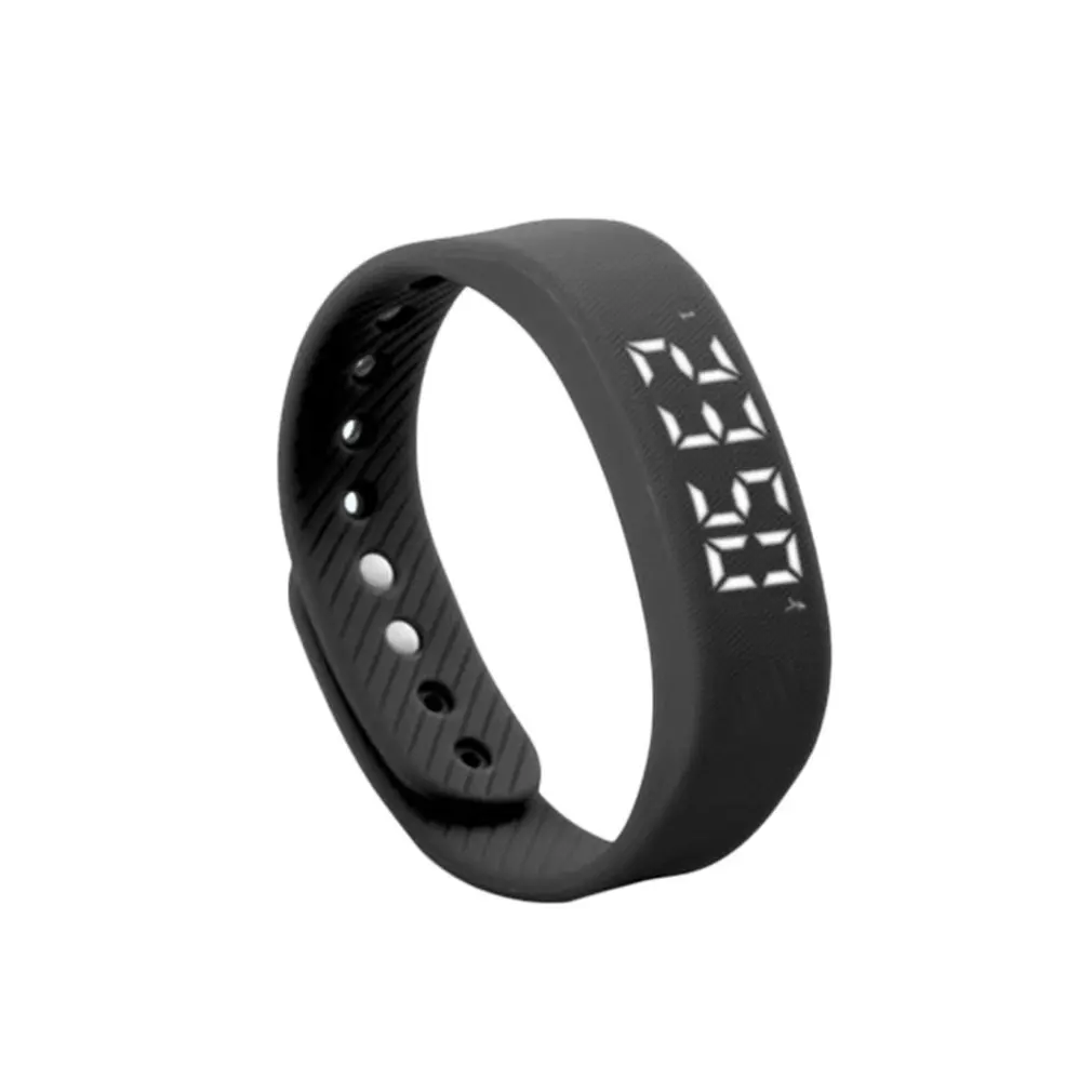

T5 Sports Silicone Fitness Bracelet Smart Step Tracker Pedometer Men Woman Workout Wristbands Bodybuilding 3D Smartband