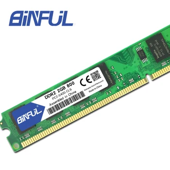 

BINFUL DDR2 Ram 2GB 800MHz 1.8V 240Pin non-ECC Desktop Memory Dimm System High Compatible