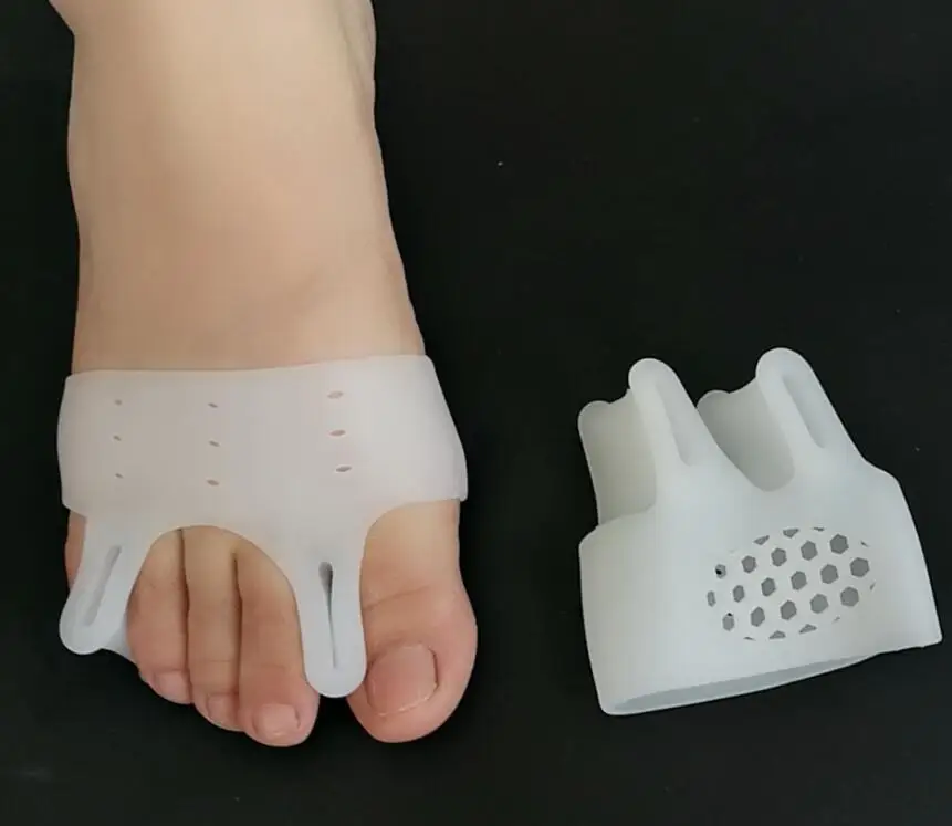 Медицинский силиконовый корректор вальгусной деформации большого пальца ноги выпрямитель для передней части стопы облегчение боли, бурсит больщого пальца стопы