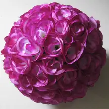 EMS free15pcs/лот свадебный цветок из шелка шар сиреневый 30 см(1") Свадебные украшения цветочный шар для гостиницы или сада украшения