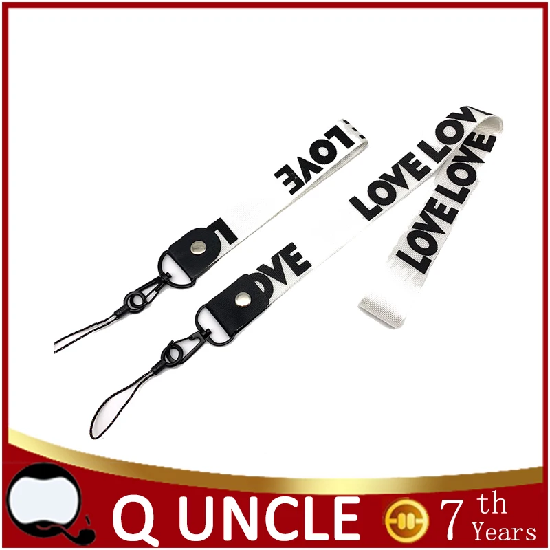 الحب الحبل بطاقة الهوية ممر شارة حاملي الهاتف الرقبة الأشرطة جيم مفتاح/الهاتف المحمول USB حامل DIY شنق حبل الوهق الحبل الحب الحبل بطاقة الهوية ممر شارة حاملي الهاتف الرقبة الأشرطة جيم مفتاح/الهاتف المحمول USB حامل DIY شنق حبل الوهق الحبل