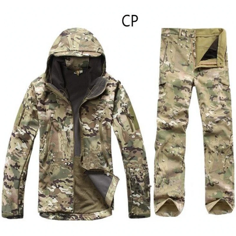 

High quality Shark skin soft shell lurkers 4.0 v tactical military jacket suits Camouflage clothes set