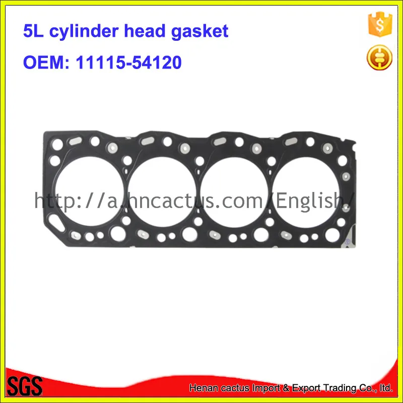 Gasket 5l Cylinder Head Gasket 1111554120 For Toyota Hilux Hiace 3.0d