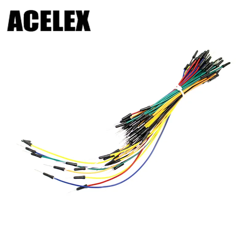 

65 pcs Solderless Flexible Breadboard Jumper Wire Cable
