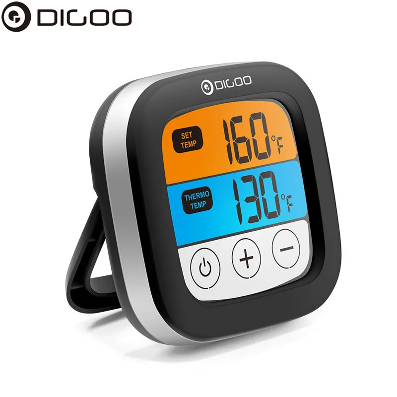 

Digoo DG-FT2103 LED Touch Screen Digital bluetooth Cooking Meat Thermometer Stainless Steel Temperature Probe for Meat Barbecue