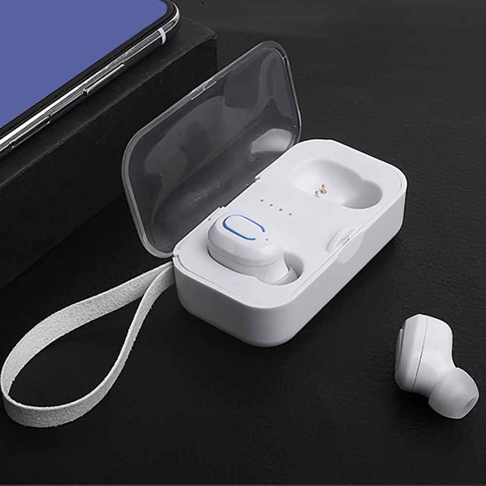 TWS 5,0 Bluetooth наушники с громкой связью 3D стерео беспроводные наушники с микрофоном чехол для зарядки
